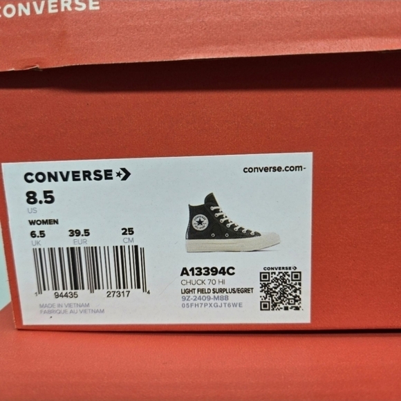 New Converse Chuck 70 Snakeskin Print Light Field Surplus Women's Shoes Size 8.5 - Picture 8 of 8